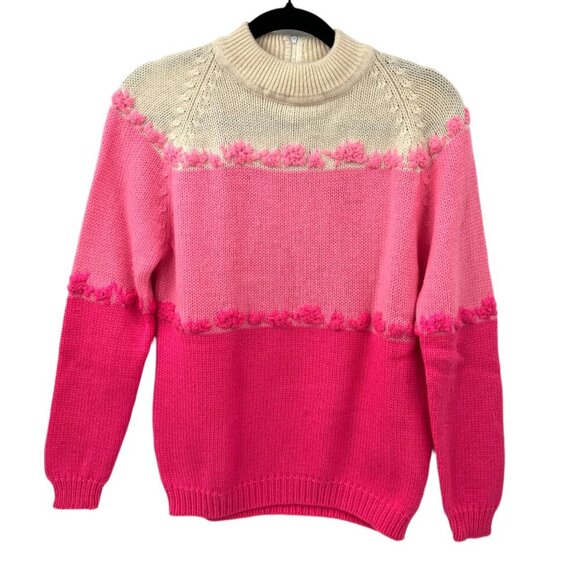 Vintage White Stag Wool Sweater - Picture 1 of 4